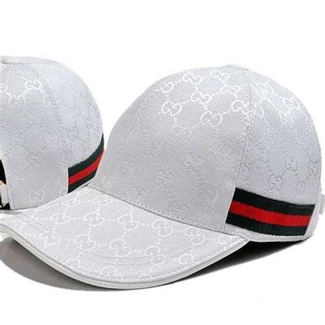 gucci cappello bianco|gucci yankee hat.